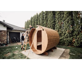 Gartensauna-Referenzen für aussen