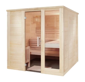 HARVIA Finnsauna Komfort Large mit Saunaofen & Steuerung 208 x 206 cm