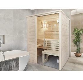 HARVIA Finnsauna Alaska Mini mit Saunaofen & Steuerung 160 x 110 cm