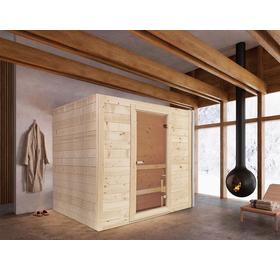 SENTIOTEC Finnsauna Basic Large, Massivholzsauna aus Finnland