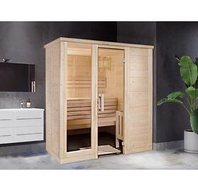 SENTIOTEC Finnsauna Komfort Small, Massivholzsauna aus Finnland