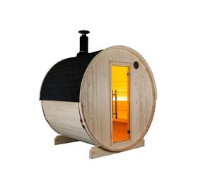 SENTIOTEC Fass-Sauna LEKKERI 180 cm lang