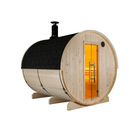 SENTIOTEC Fass-Sauna KUUSI 220 cm lang