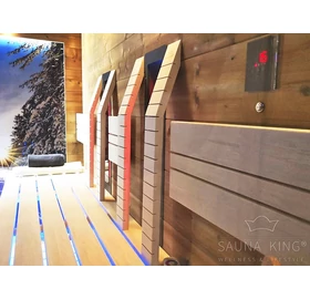 SAUNA KING Professionale Infra Rückenlehne Set
