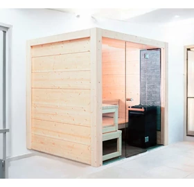 HARVIA Solide Comfort Luxus-Finnsauna 159x159cm