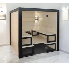 HARVIA Solide Grand Luxus-Finnsauna 209x214 cm