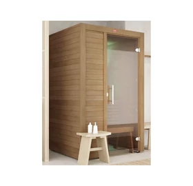 HARVIA Finnsauna Utu Small mit Saunaofen & Steuerung, aus Thermoholz 120 x 120 cm