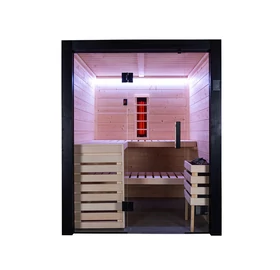 HARVIA Family Small finn- und infrasauna, All-in Set, 166x159cm  