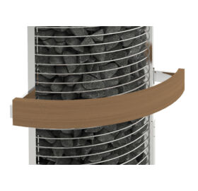Ofenreling (Ofenschutz) aus Holz für Tower Heater Eckversion