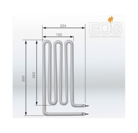EOS Ersatzheizstab für Saunaöfen - 2500 W