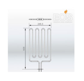 EOS Ersatzheizstab für Saunaöfen - 2666 W