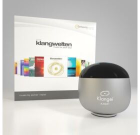 Klangei next Vibrationsplayer, Moonlight Silver, inkl. Musik-Kreation „Klangwelten”