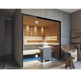 SAUNA KING Finn+Bio kombinierte Sauna Hawai für 2-3 Personen
