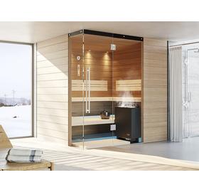 SAUNA KING Finn+Bio kombinierte Sauna Rhodos für 3-4 Personen