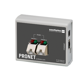 Sentiotec Saunasteuerung PRO-NET Web App