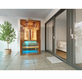 SAUNA KING Infrasauna für aussen, für 1 Person