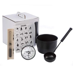 Premium Sauna Zubehörset, 5 teilig