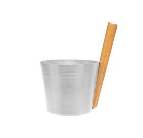 RENTO Saunakübel aus Aluminium, Natur, 5L