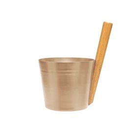 RENTO Saunakübel aus Aluminium, Champagner, 5L