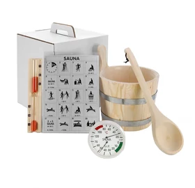 Basic Sauna Zubehörset, 5 teilig