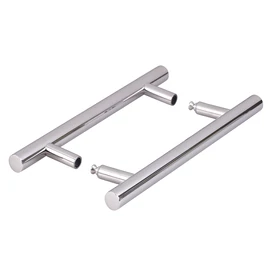 ELIGA Saunatür-Griffset – Metall/Metall-Rohrgriff für Dampfbäder