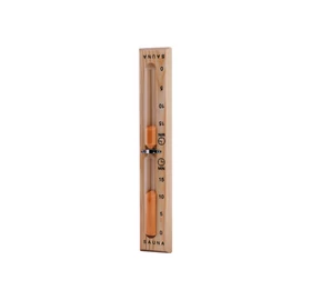 Sanduhr "Basic", Sand in Farbe Orange, 15 Min.