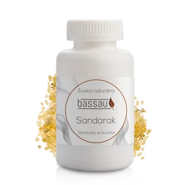 BASSAU Premium-Qualität Natürlicher Weihrauch, Sandarak-Harz (Atlaszypresse), 50 g