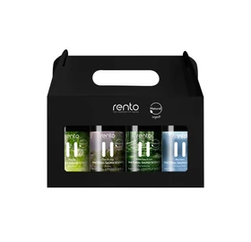 RENTO Sauna Geschenkbox für Weihnachten, Blue hour, Wilderness forest, Clear & crisp, Aurora