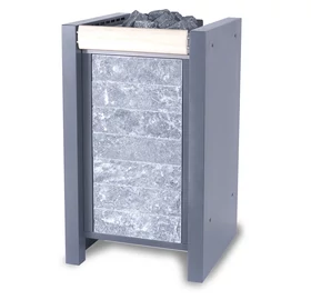 EOS Finnische Saunaofen Stone S60, 9 kW-15 kW, Anthrazit, Stehofen
