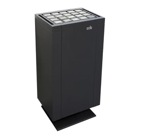 EOS Finnische Saunaofen Mythos S35, 7,5 kW-9 kW, Anthrazit, Stehofen