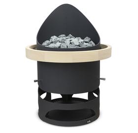 EOS Finnische Saunaofen Zeus L in Rostoptik (Alternativ: Anthrazit Perleffekt), 12kW-36Kw