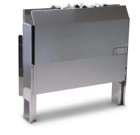 EOS Finnische Saunaofen 46.U Compact, Hinterwandofen, 6kW-7,5kW, Edelstahl, Stehofen