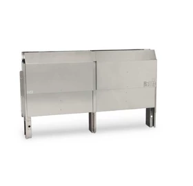 EOS Finnische Saunaofen 46.U XL, Hinterwandofen, 15kW-18kW, Edelstahl, Stehofen