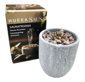 Wasserfontäne Saunatroikka aus Speckstein