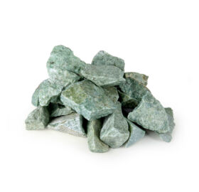 Saunasteine, grünfarbiger Jadestein, 50-90 mm, 8 kg