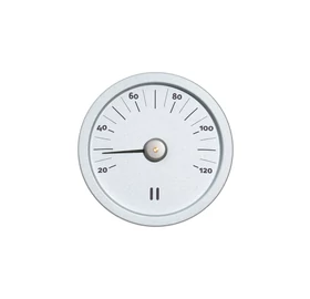 RENTO Sauna Thermometer aus Aluminium, Silber