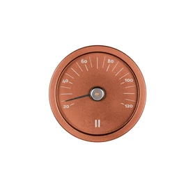 RENTO Sauna Thermometer aus Aluminium, Kupferbraun