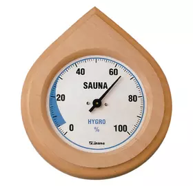 Finn Sauna Hygrometer in Naturholz Rahme