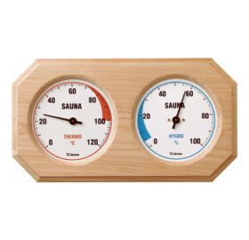 Finn Thermo - und Hygrometer in Naturholz Rahme