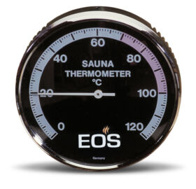 Sauna Thermometer, rund, Wandmontage