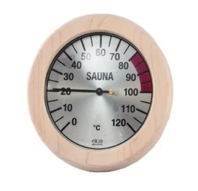 Sauna Thermometer im Holzrahmen 170 mm