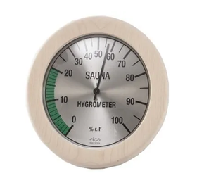 Sauna Hygrometer im Holzrahmen 170 mm