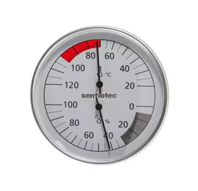 Sauna Thermo- und Hygrometer Basic 100 mm Durchmesser