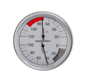 Sauna Thermo- und Hygrometer Basic 100 mm Durchmesser