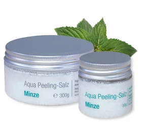 Aqua Peeling-Salz, Minze, in 2 Optionaler Größen