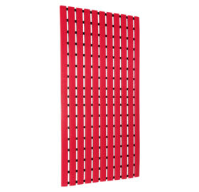 Hygienematte Sauna Bodenrost „Hart PVC” 40 x 80 cm, rot