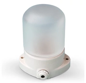 Saunaleuchte gerade, matt