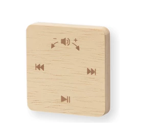 Collaxx Wandfernbedienung aus 12 Holzarten für Bluetoothplayer