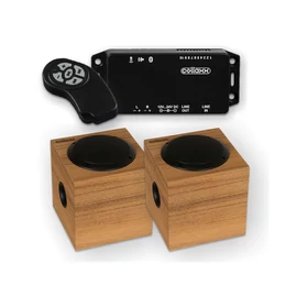 Collaxx bluetooth Musikplayer & 2 Stk Cubus 22 Saunalautsprecher für Saunen