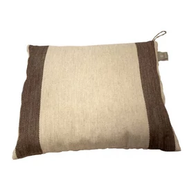 EMENDO Saunakissen, beige-braun gestreift
